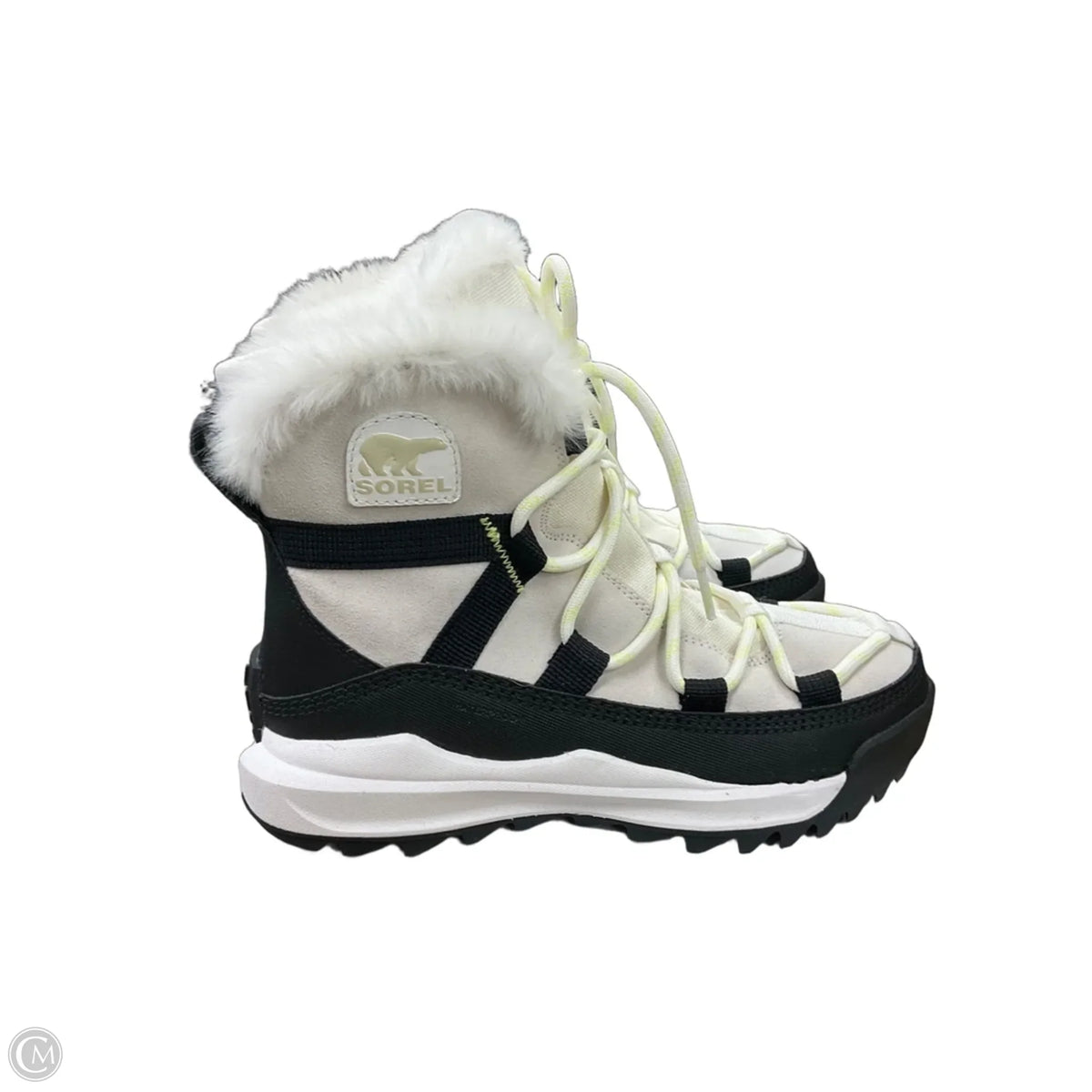 Boots Snow By Sorel In Black & White, Size: 8