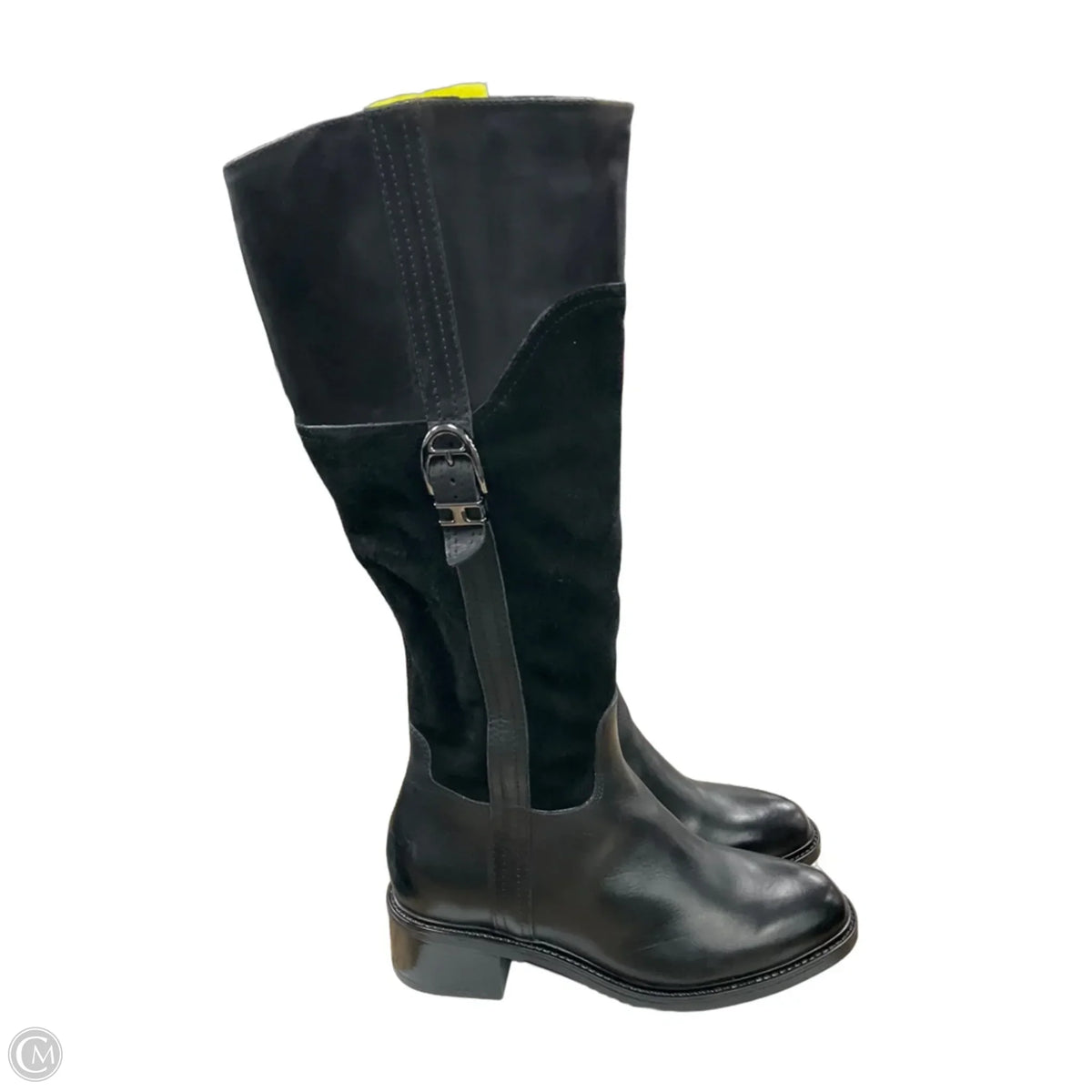 Boots Designer By Coach In Black, Size: 8