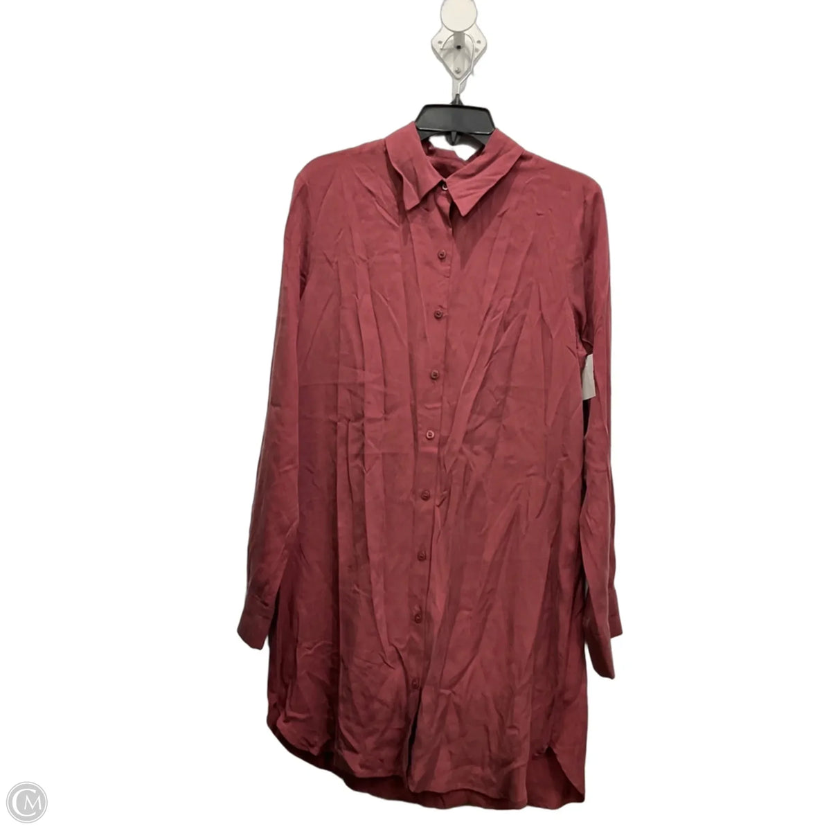 Blouse Long Sleeve By Wayf In Red, Size: S