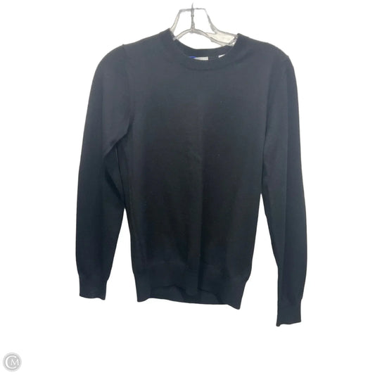 Top Long Sleeve Luxury Designer By Burberry In Black, Size: Xs