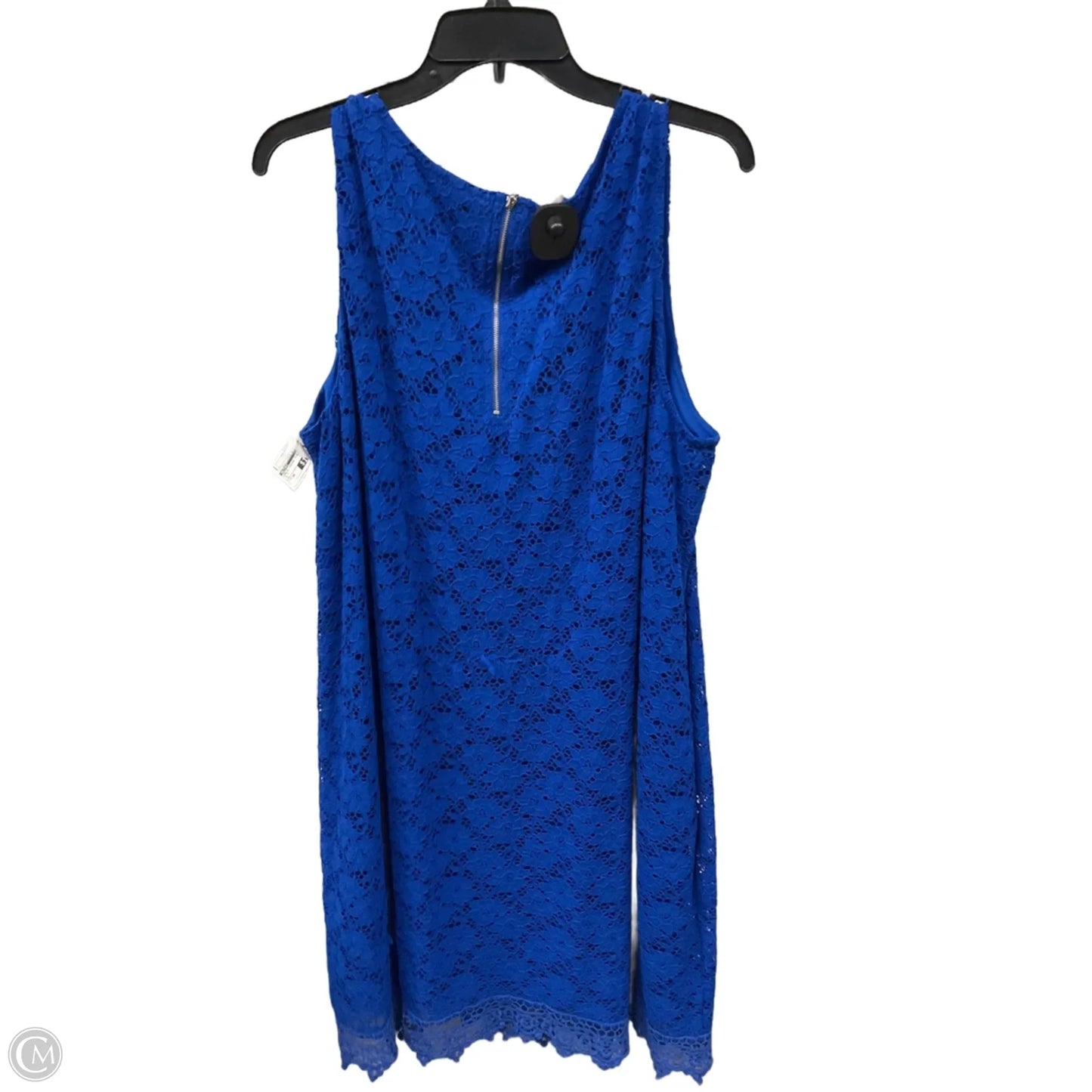 Dress Casual Midi By Alfani In Blue, Size: 3x