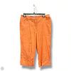 Capris By Chicos In Orange, Size: 10