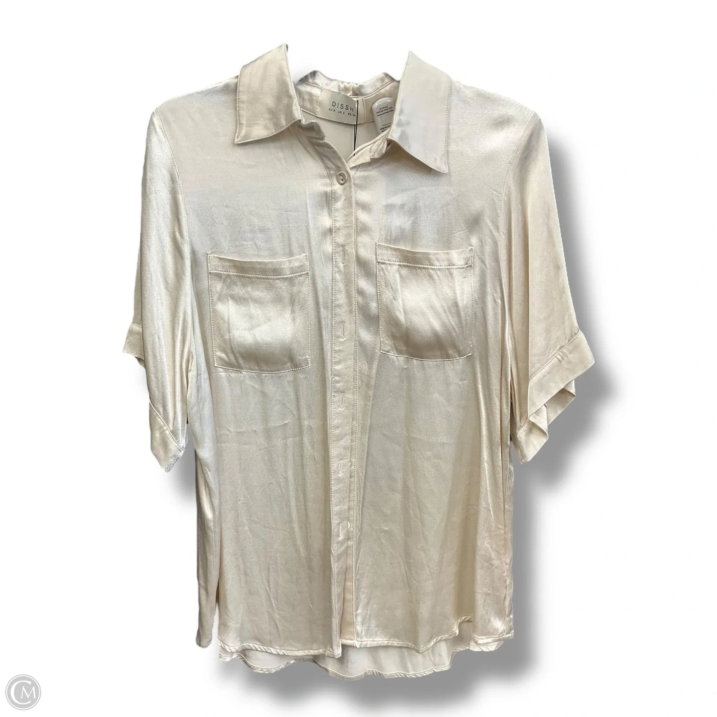 Blouse Long Sleeve By Cma In Cream, Size: Xs