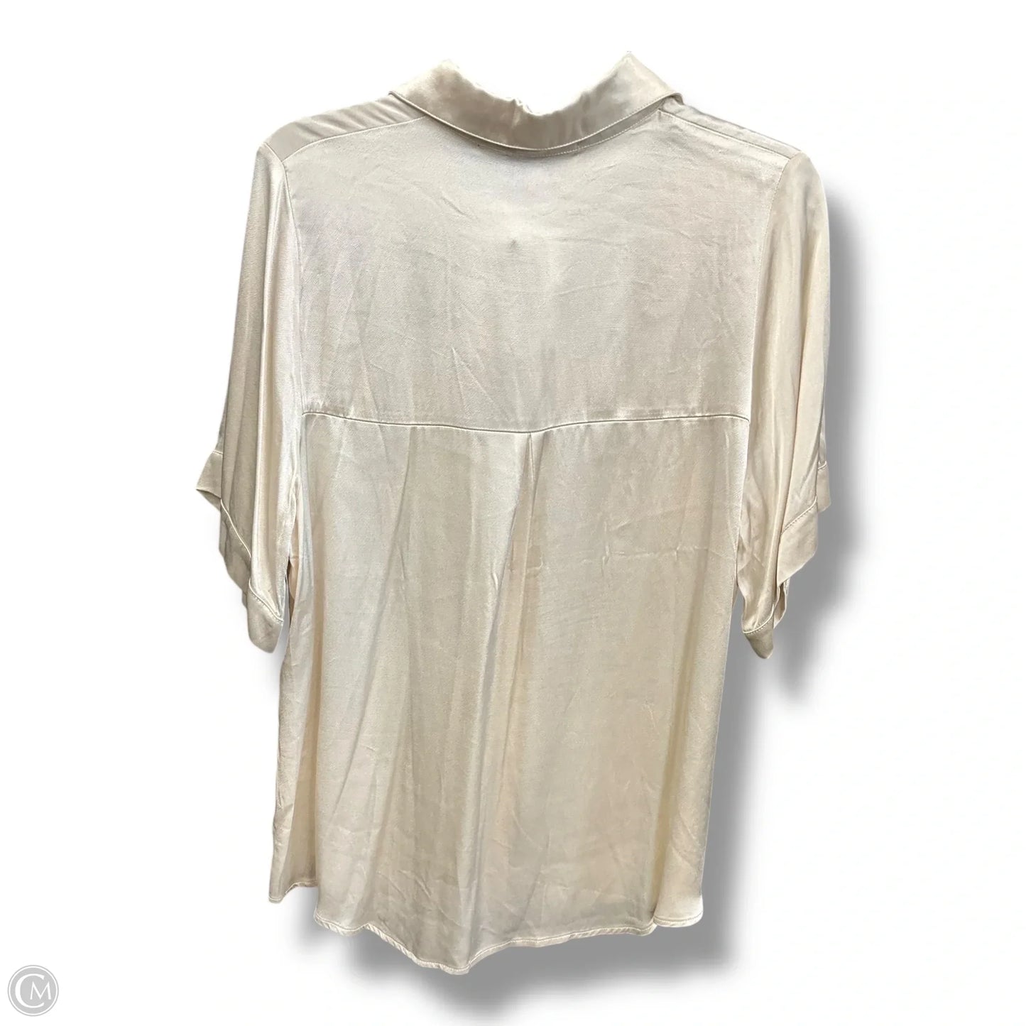 Blouse Long Sleeve By Cma In Cream, Size: Xs