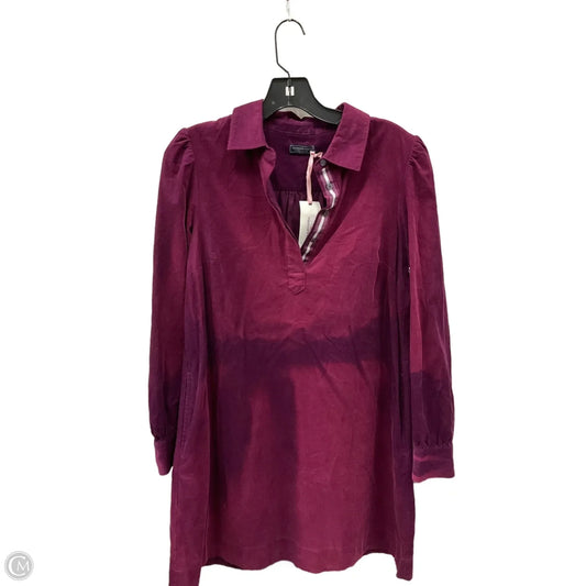 Blouse Long Sleeve By Vineyard Vines In Purple, Size: S