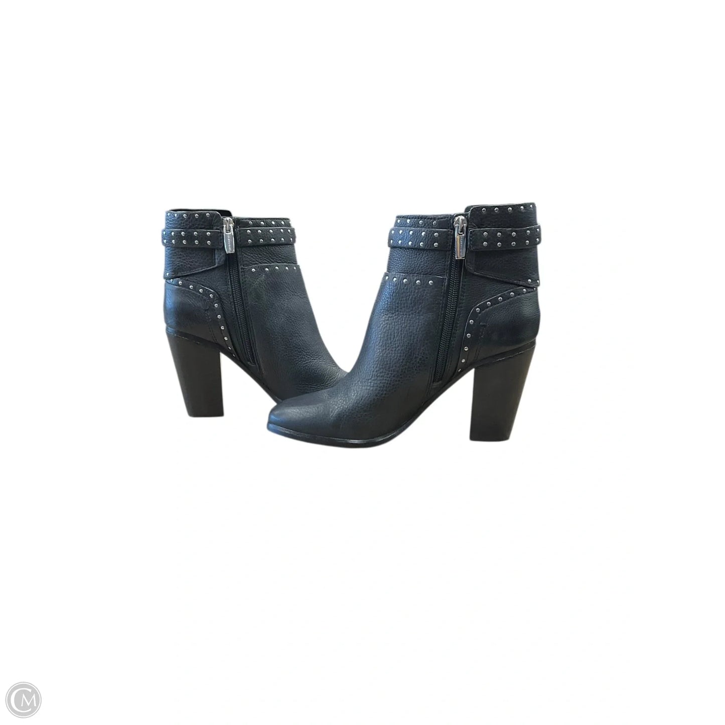 Boots Ankle Heels By Vince Camuto In Black, Size: 8