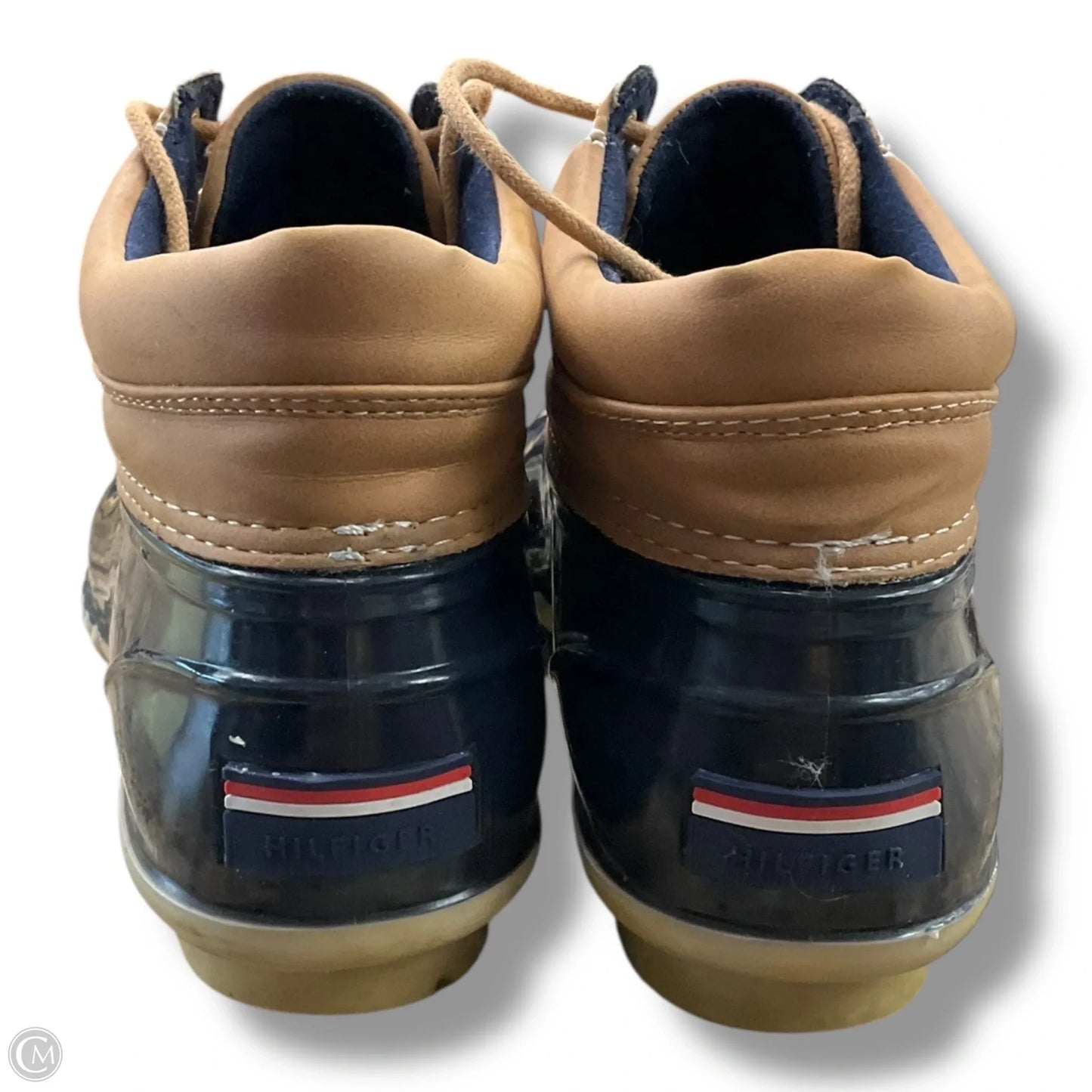 Boots Ankle Flats By Tommy Hilfiger In Navy, Size: 8