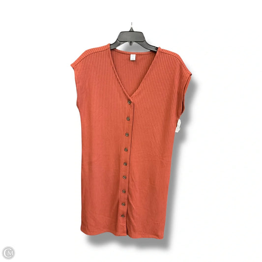 Dress Party Midi By Old Navy In Orange, Size: S
