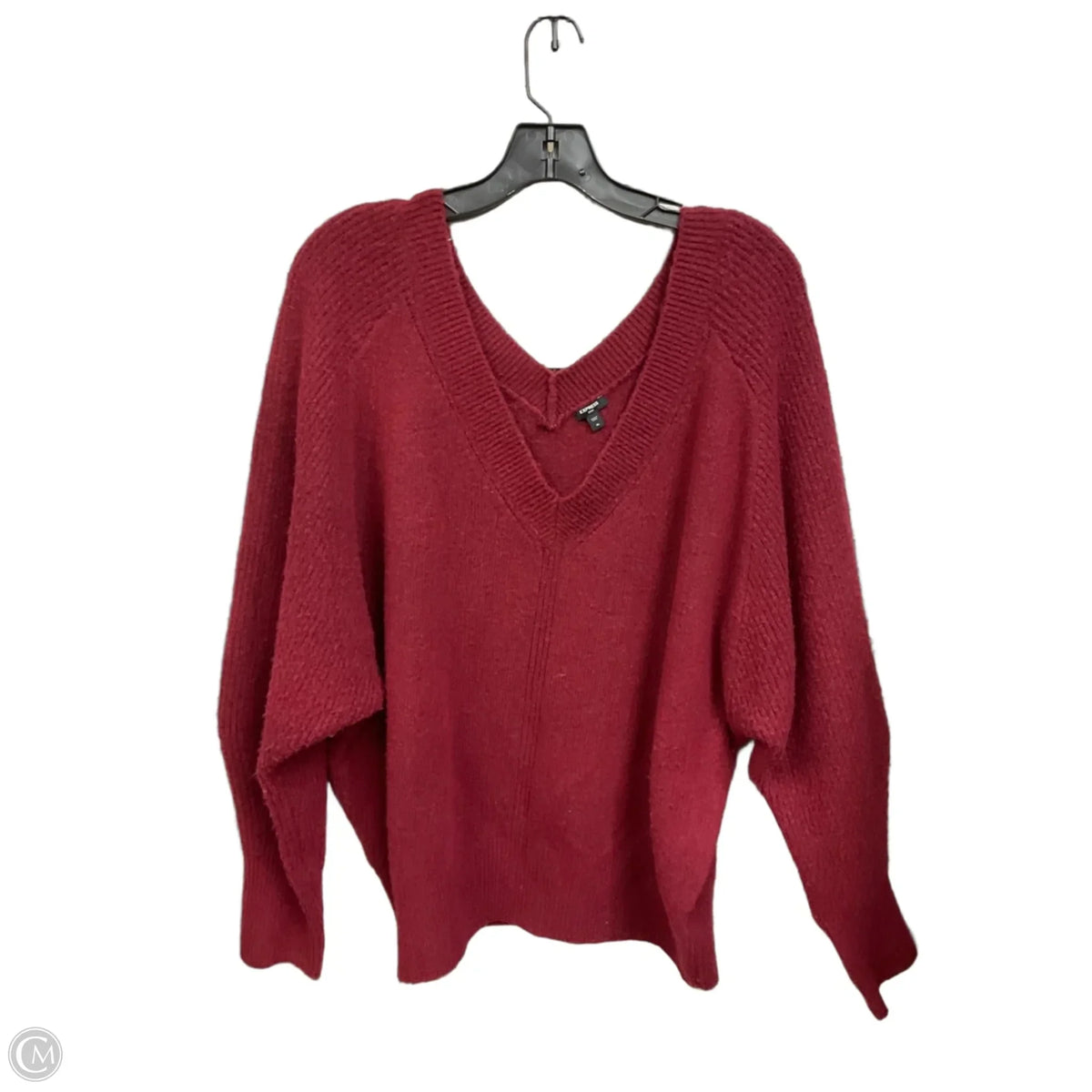 Sweater By Express In Red, Size: Xl