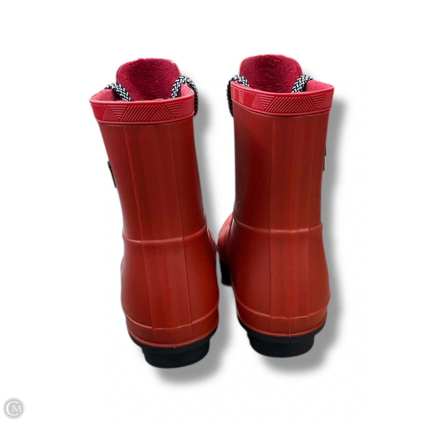 Boots Mid-calf Flats By Tommy Hilfiger In Orange, Size: 11