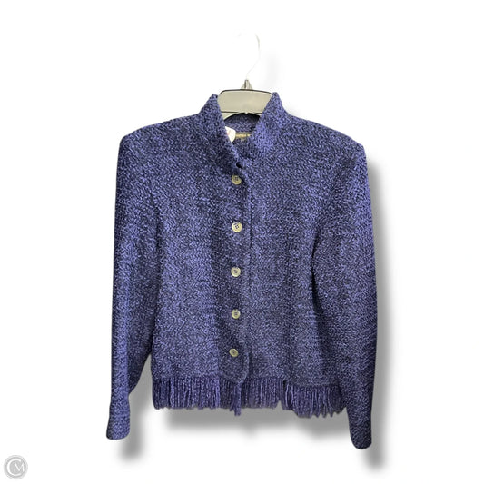 Blazer By Cynthia Maxx In Blue, Size: S