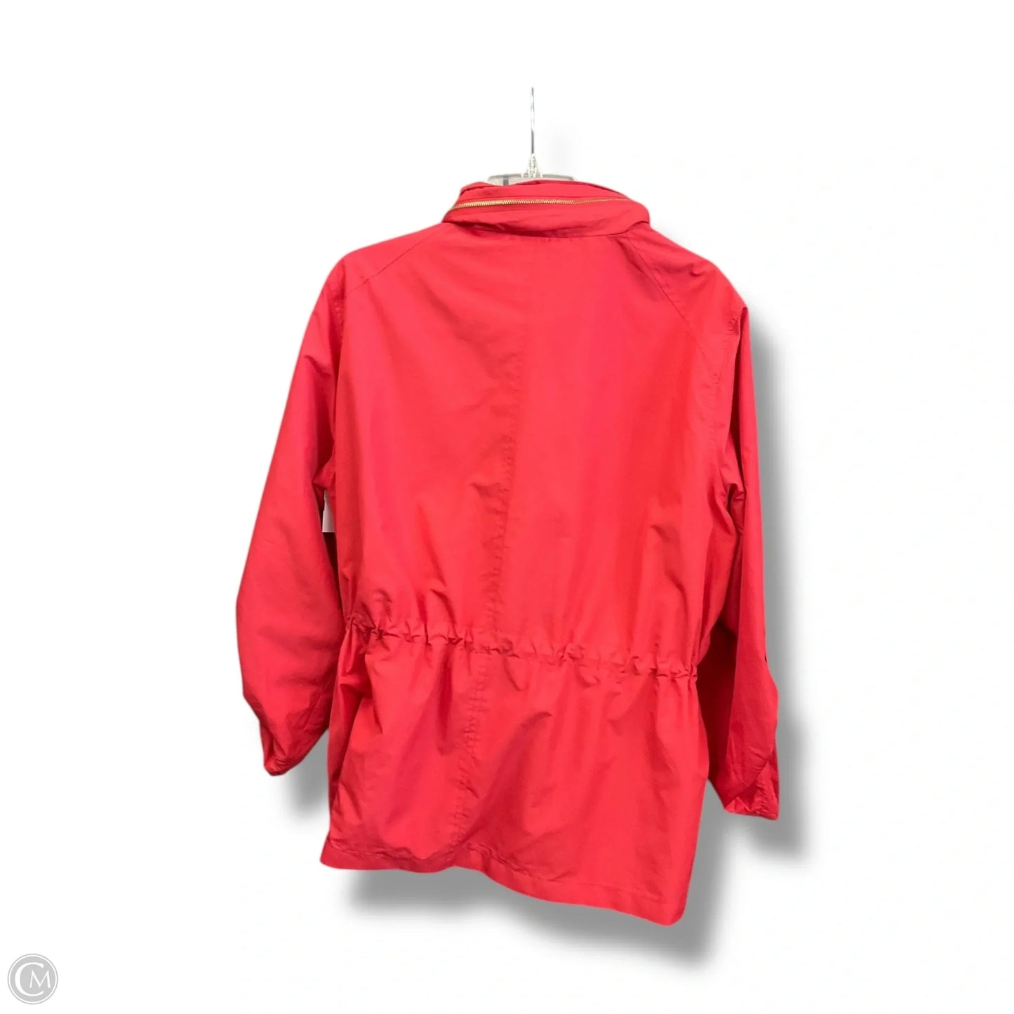 Coat Raincoat By Style And Company In Coral, Size: Xl
