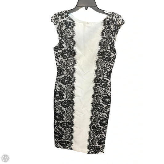 Dress Work By White House Black Market In Black & White, Size: S