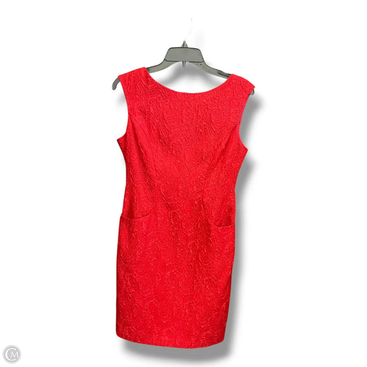 Dress Work By Evan-picone In Red, Size: Mp