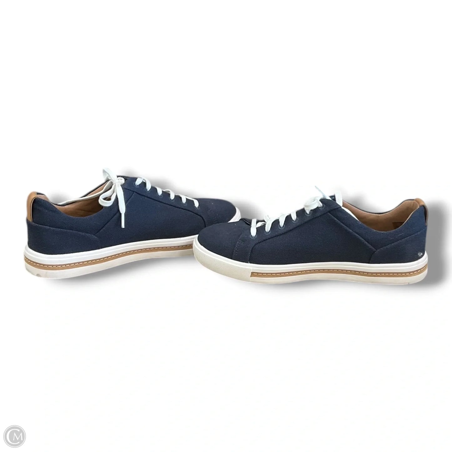 Shoes Flats By Clarks In Navy, Size: 8.5