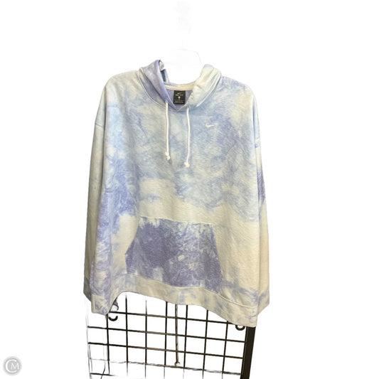 Athletic Sweatshirt Hoodie By Nike Apparel In Blue, Size: 2x