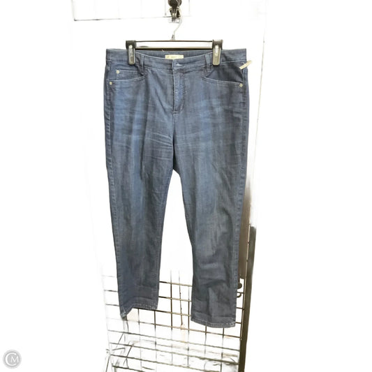 Jeans Straight By J. Jill In Blue Denim, Size: 14