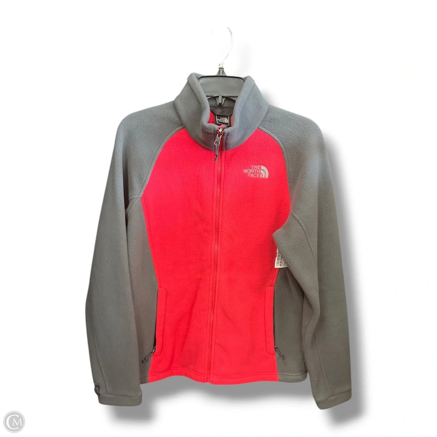 Athletic Fleece By The North Face In Grey & Pink, Size: M