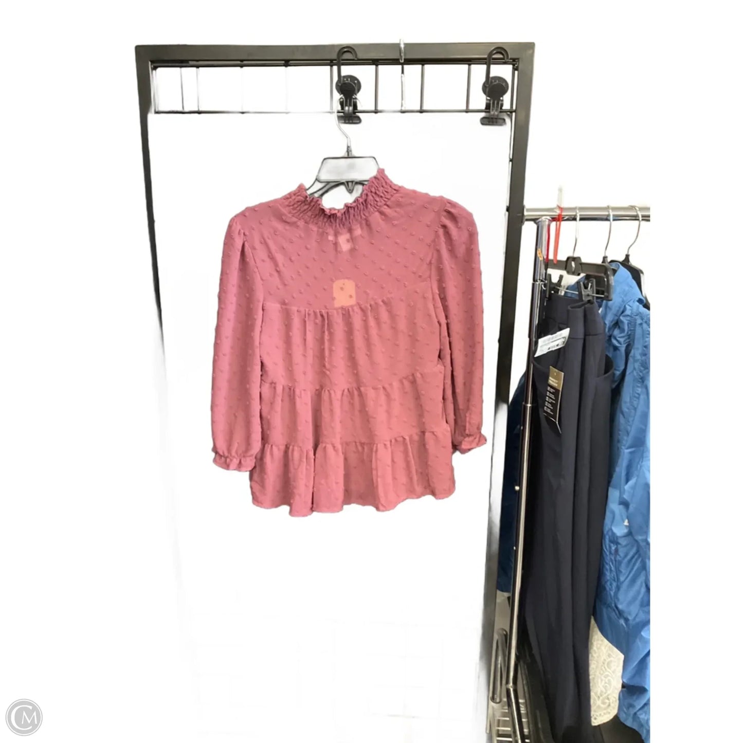 Top Long Sleeve By Monteau In Purple, Size: S