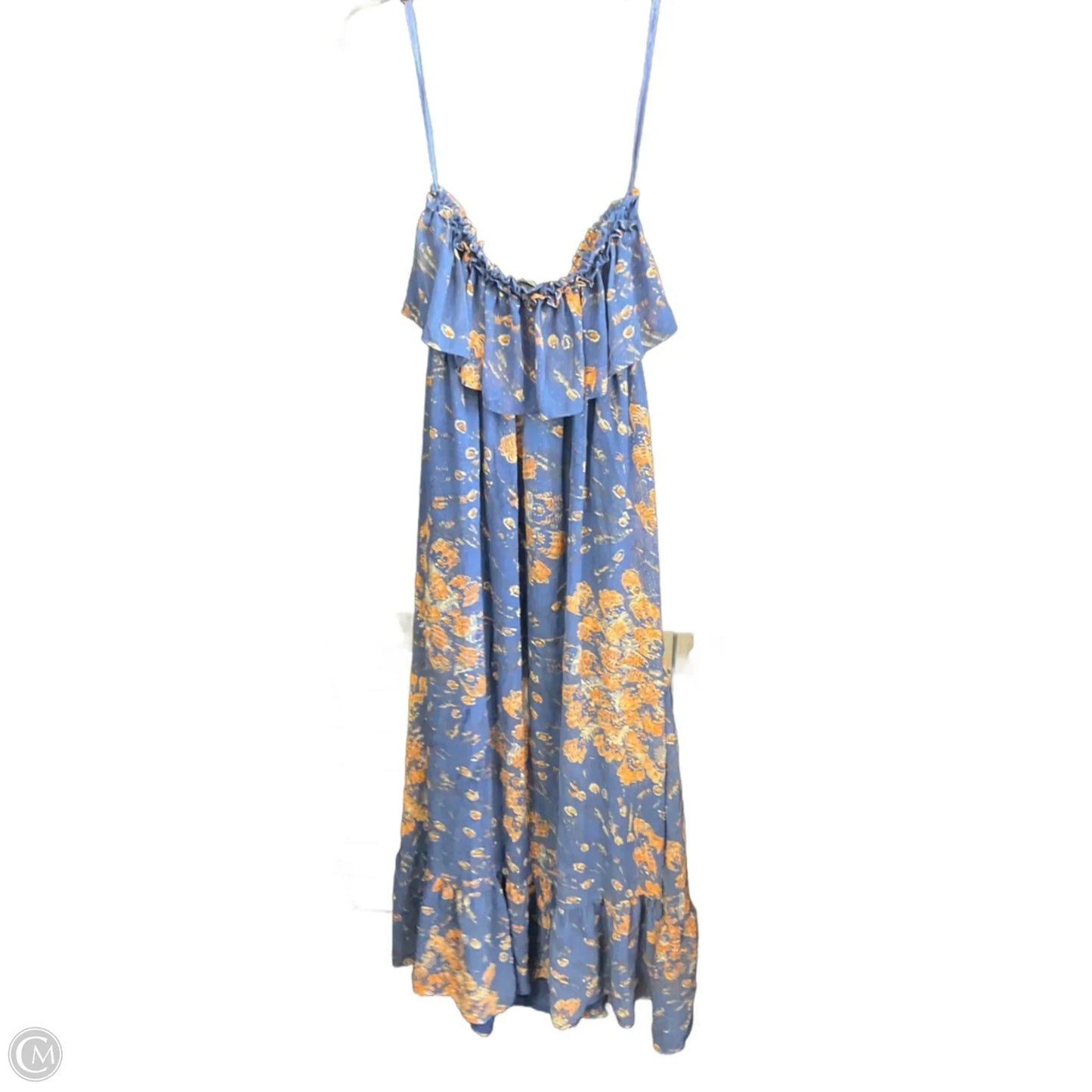 Dress Casual Maxi By Moda Intl In Blue, Size: Xl