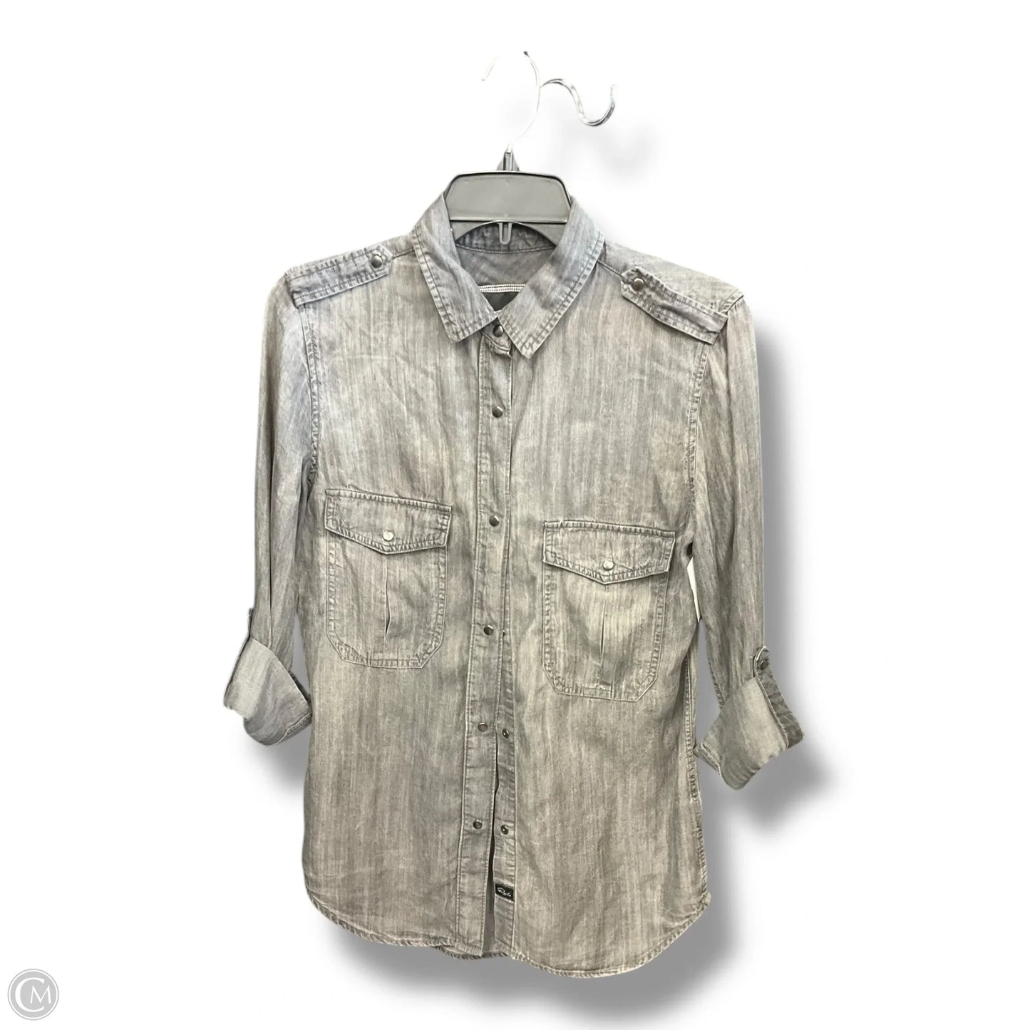 Jacket Denim By Rails In Grey Denim, Size: Xs