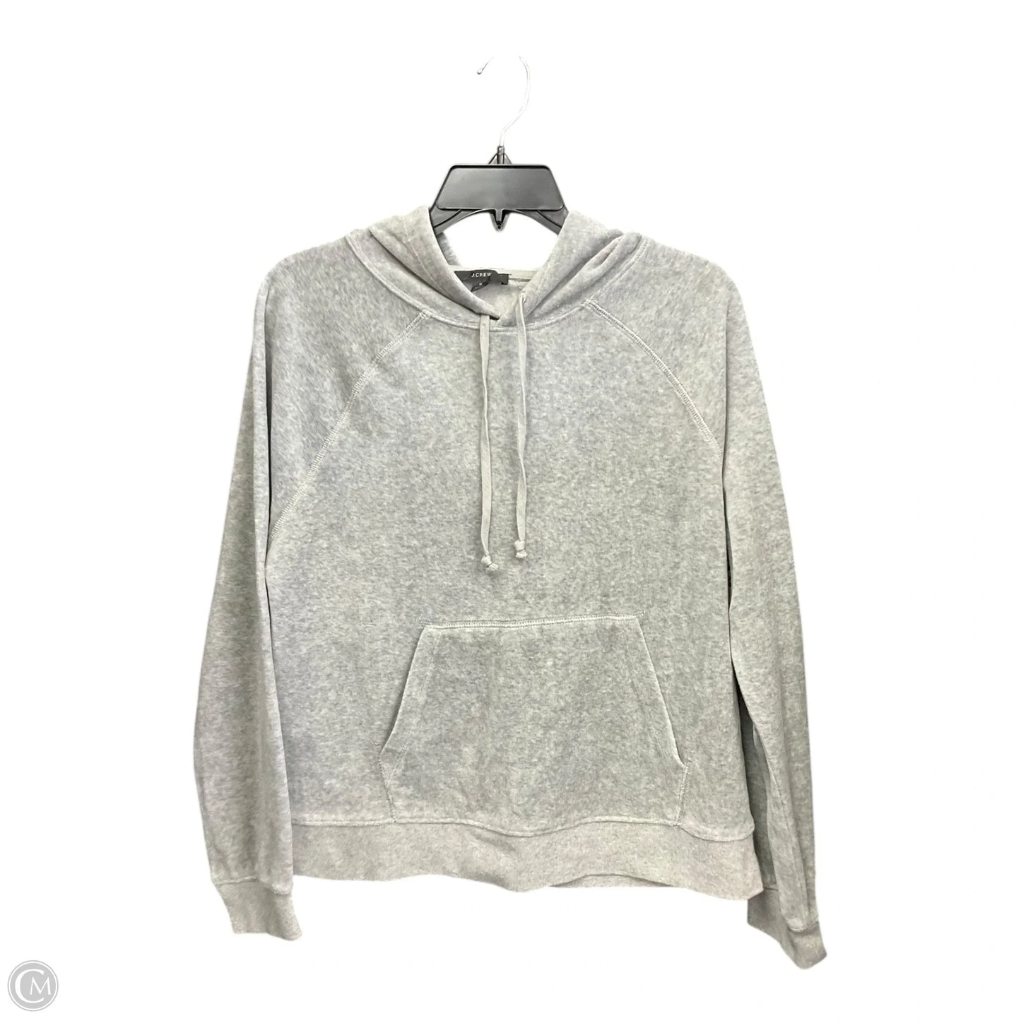 Sweatshirt Hoodie By J. Crew In Grey, Size: S