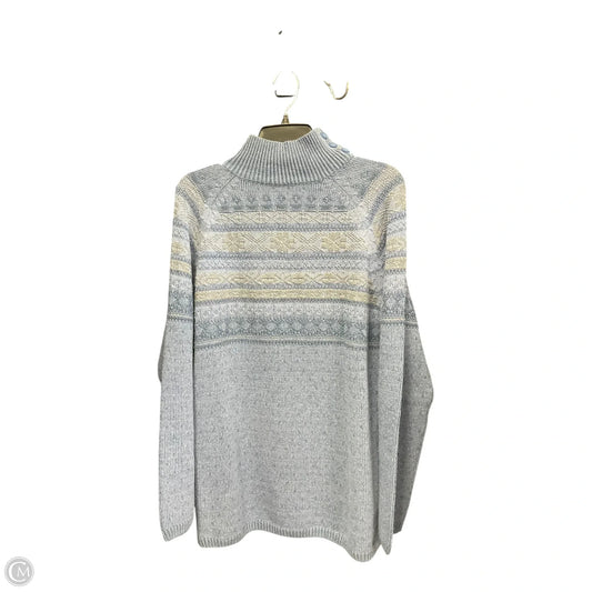 Sweater By Croft And Barrow In Blue, Size: L