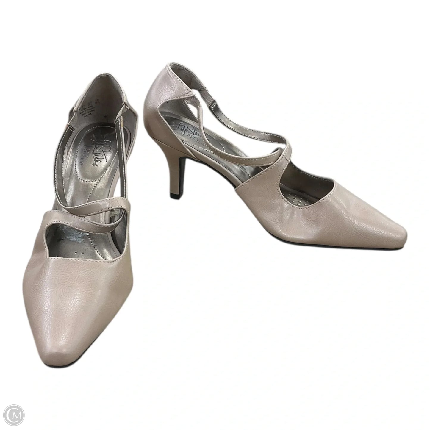 Shoes Heels Kitten By Life Stride In Tan, Size: 8.5