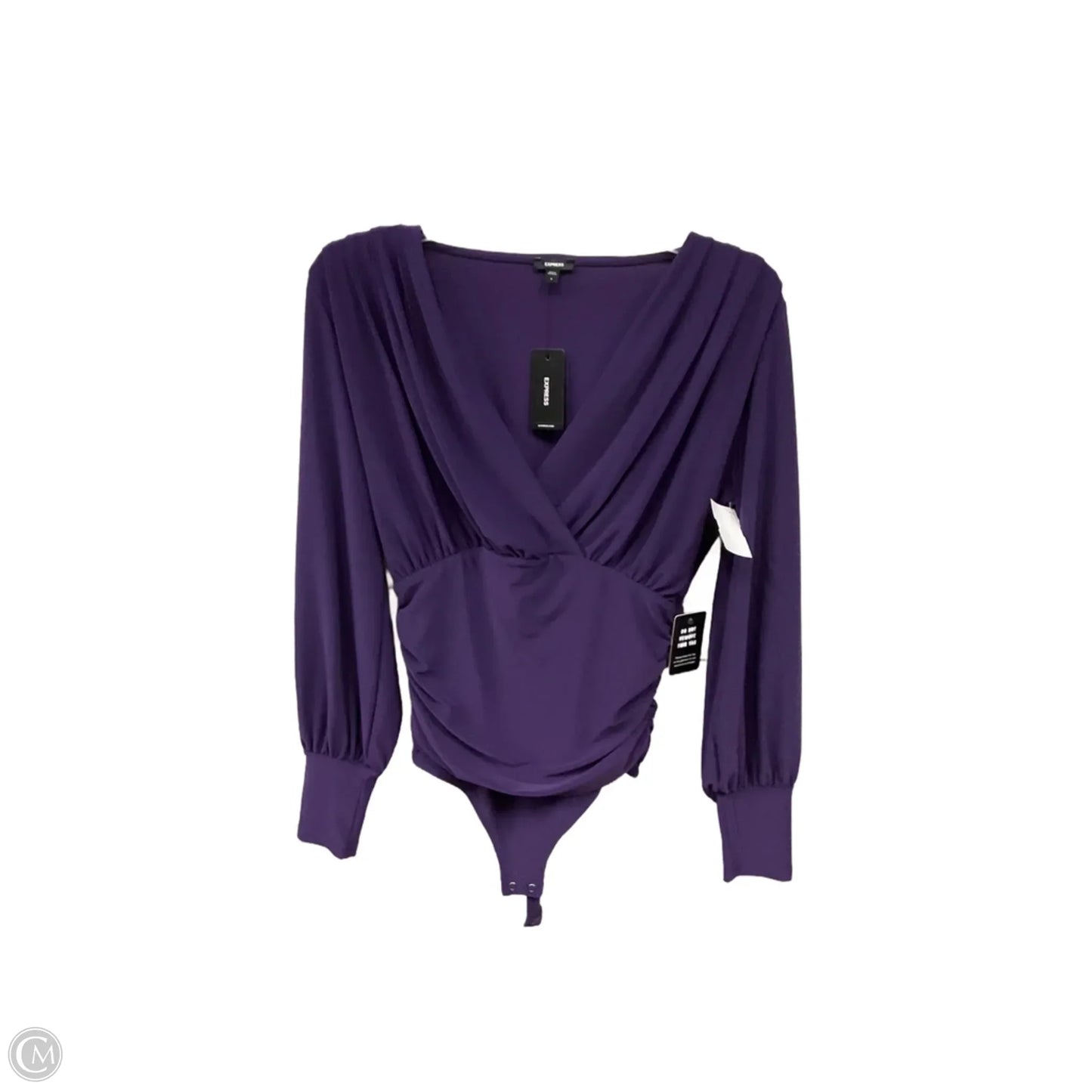 Bodysuit By Express In Purple, Size: S