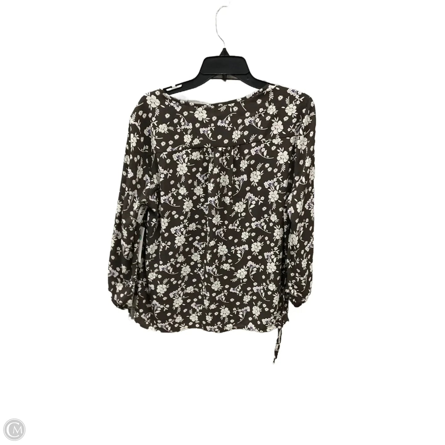 Top Long Sleeve By Collective Concepts In Floral Print, Size: Xxl
