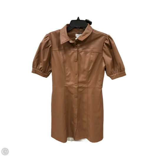 Dress Party Midi By Clothes Mentor In Brown, Size: M