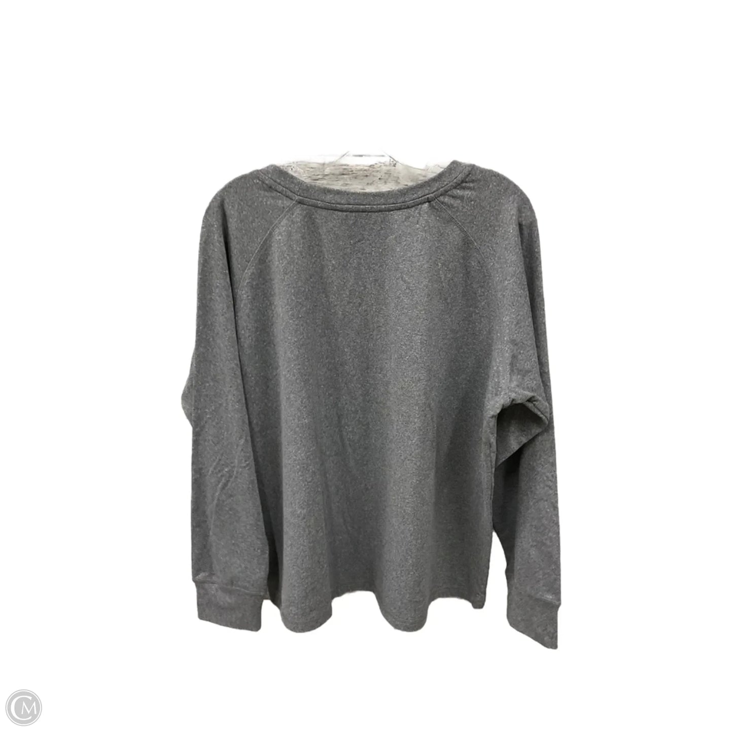 Athletic Top Long Sleeve Crewneck By New York Laundry In Grey, Size: L