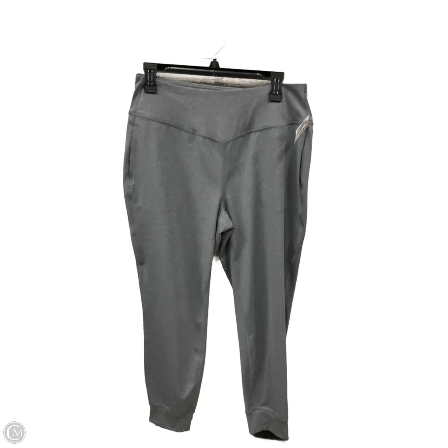 Athletic Leggings By Tek Gear In Grey, Size: L