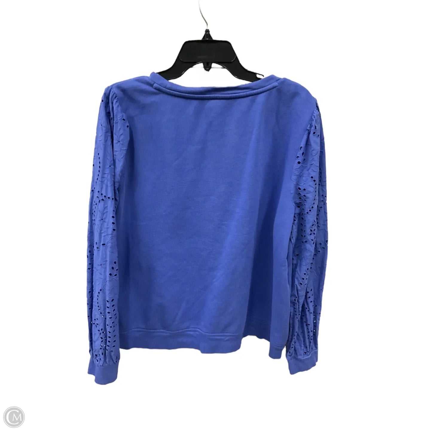 Top Long Sleeve By Talbots In Blue, Size: Xl