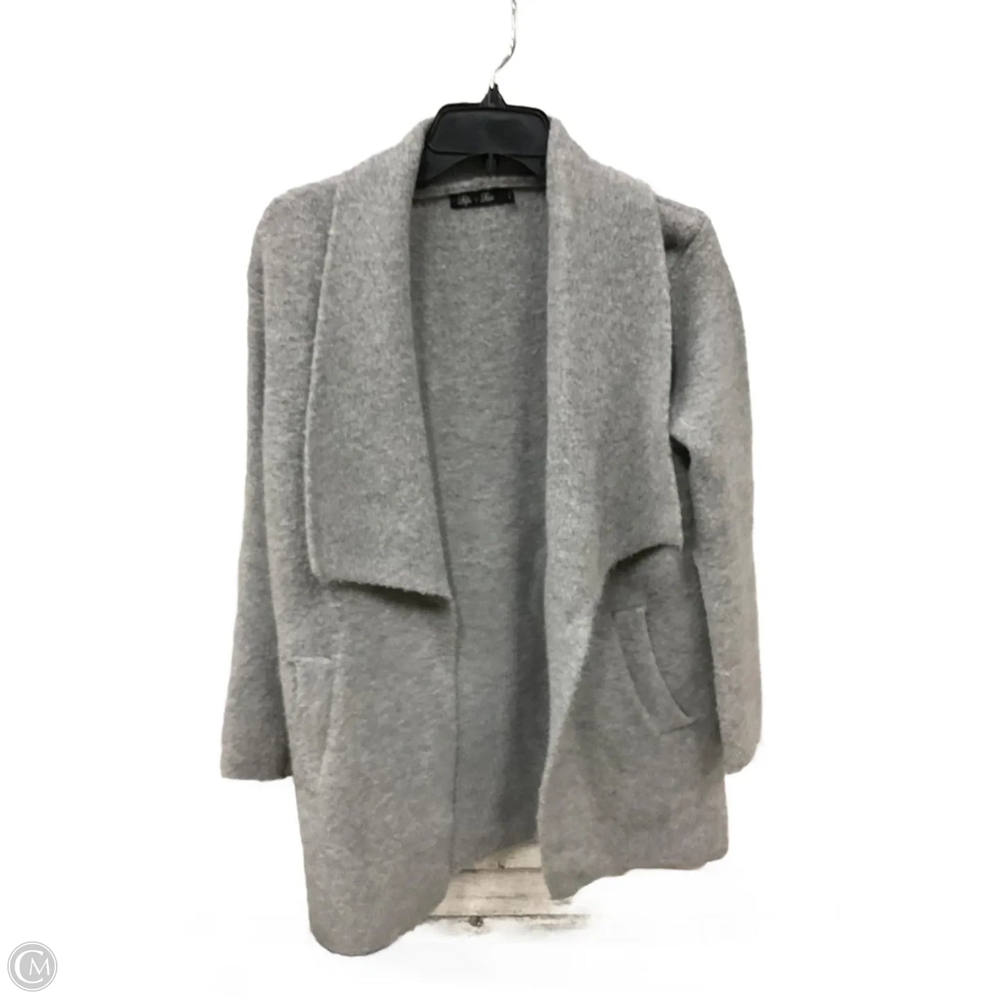 Coat Peacoat By Clothes Mentor In Grey, Size: S