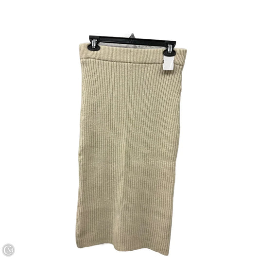 Skirt Maxi By Clothes Mentor In Cream, Size: 8