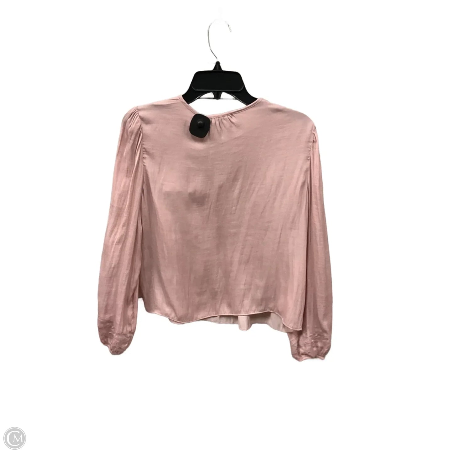 Top Long Sleeve By Maison Damelie In Pink, Size: M