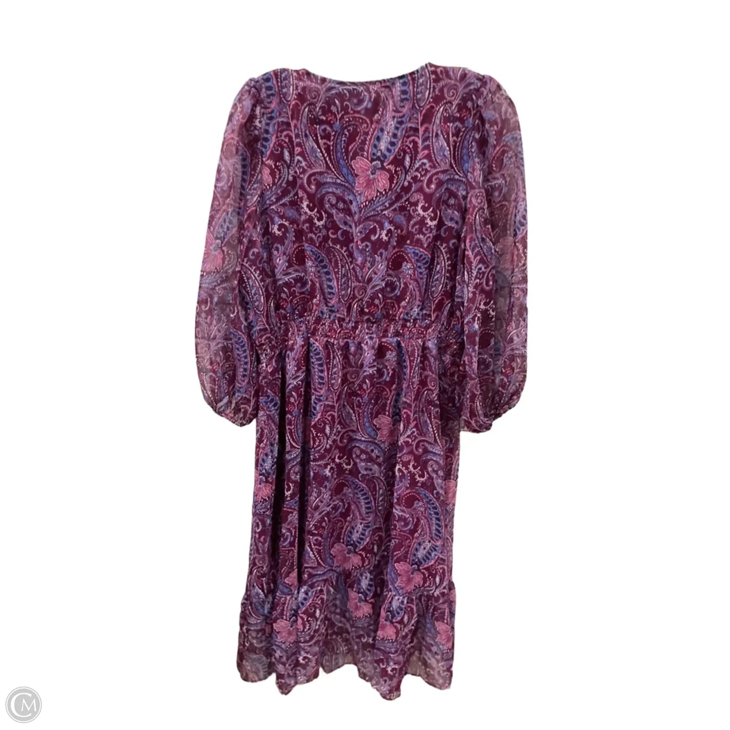 Dress Casual Maxi By Talbots In Purple, Size: L