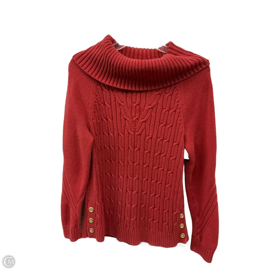 Sweater By Talbots In Red, Size: M