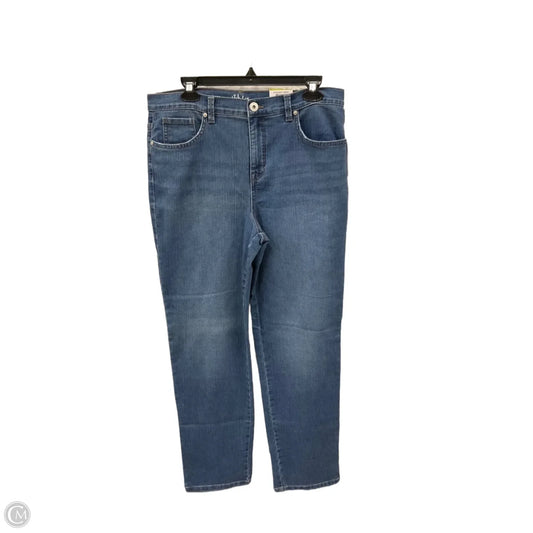 Jeans Cropped By Style And Company In Blue Denim, Size: 14