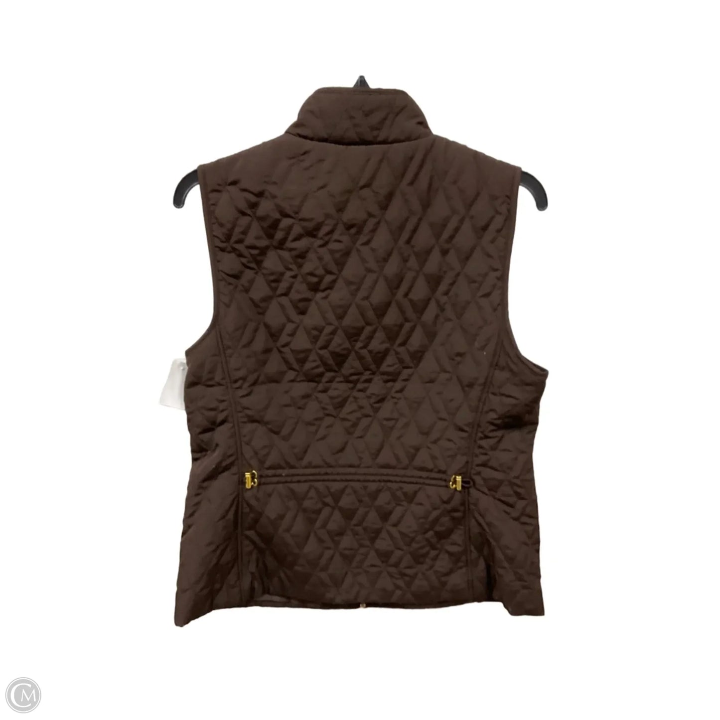 Vest Puffer & Quilted By Croft And Barrow In Brown, Size: M