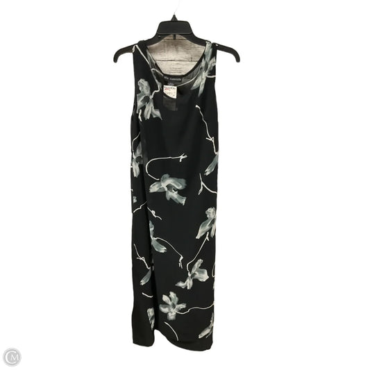 Dress Casual Maxi By Mlle Gabrielle In Black & Grey, Size: Xl