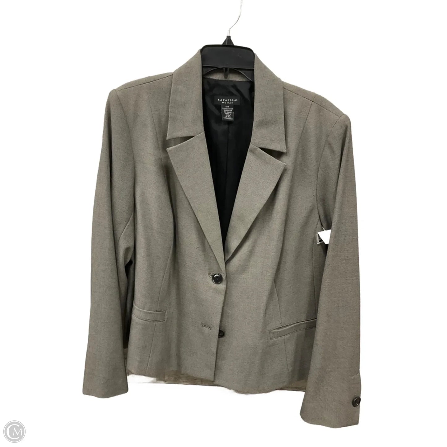 Blazer By Rafaella In Grey, Size: 1x