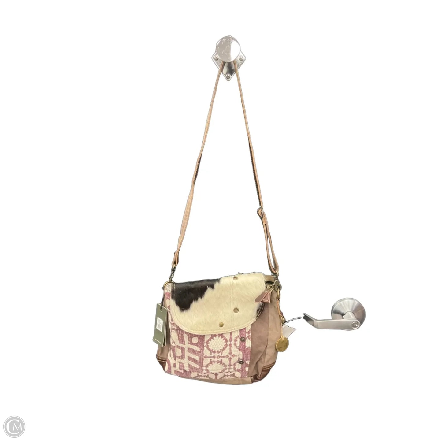 Crossbody Leather By Myra, Size: Medium