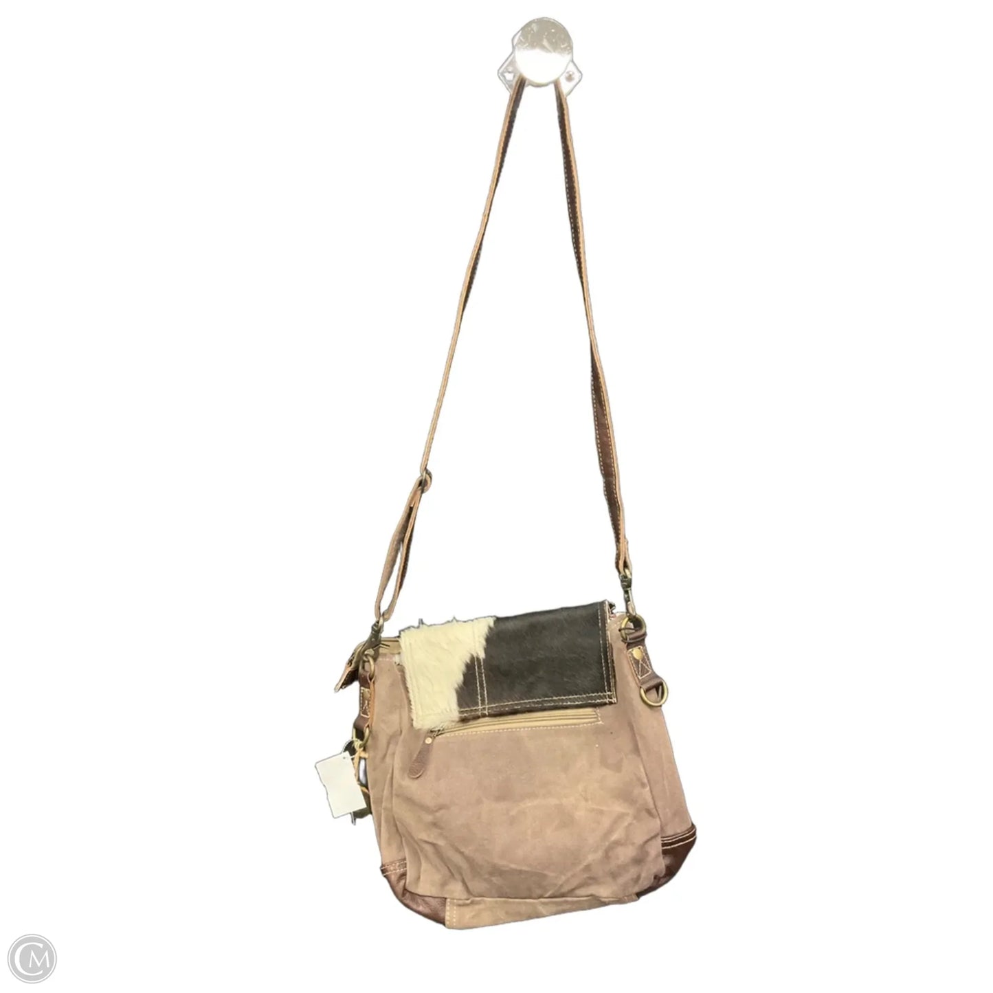 Crossbody Leather By Myra, Size: Medium
