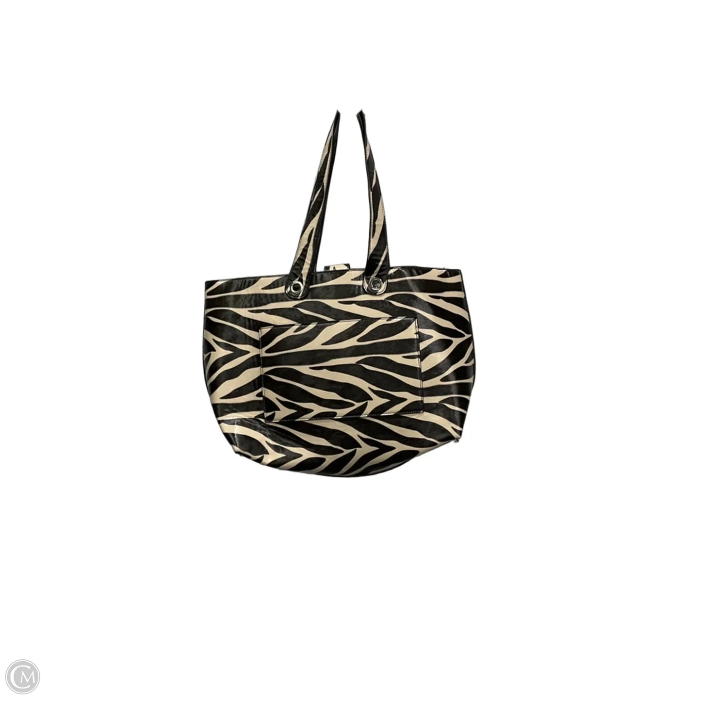 Handbag Leather By Carlos By Carlos Santana, Size: Large
