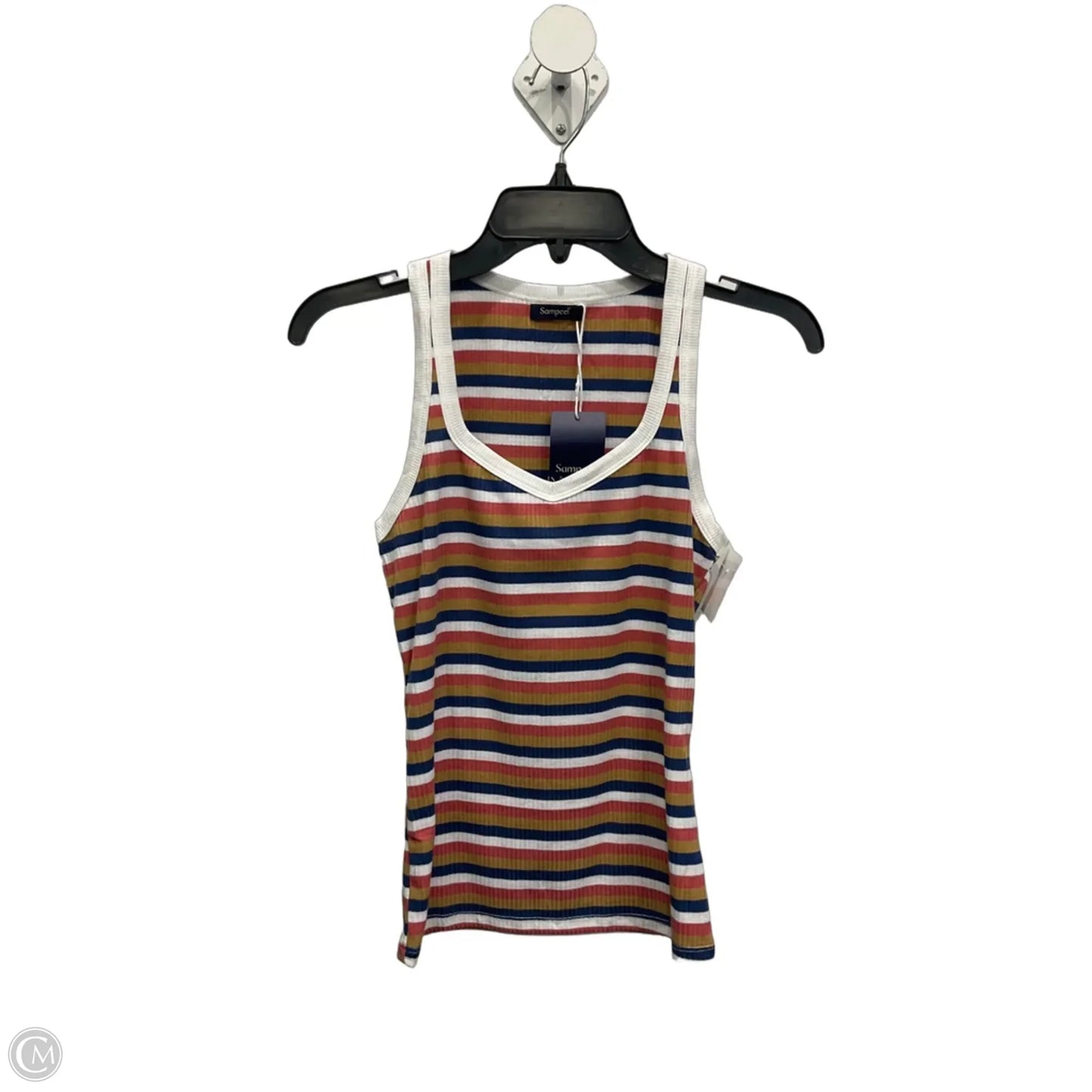 Top Sleeveless By Clothes Mentor In Striped Pattern, Size: S