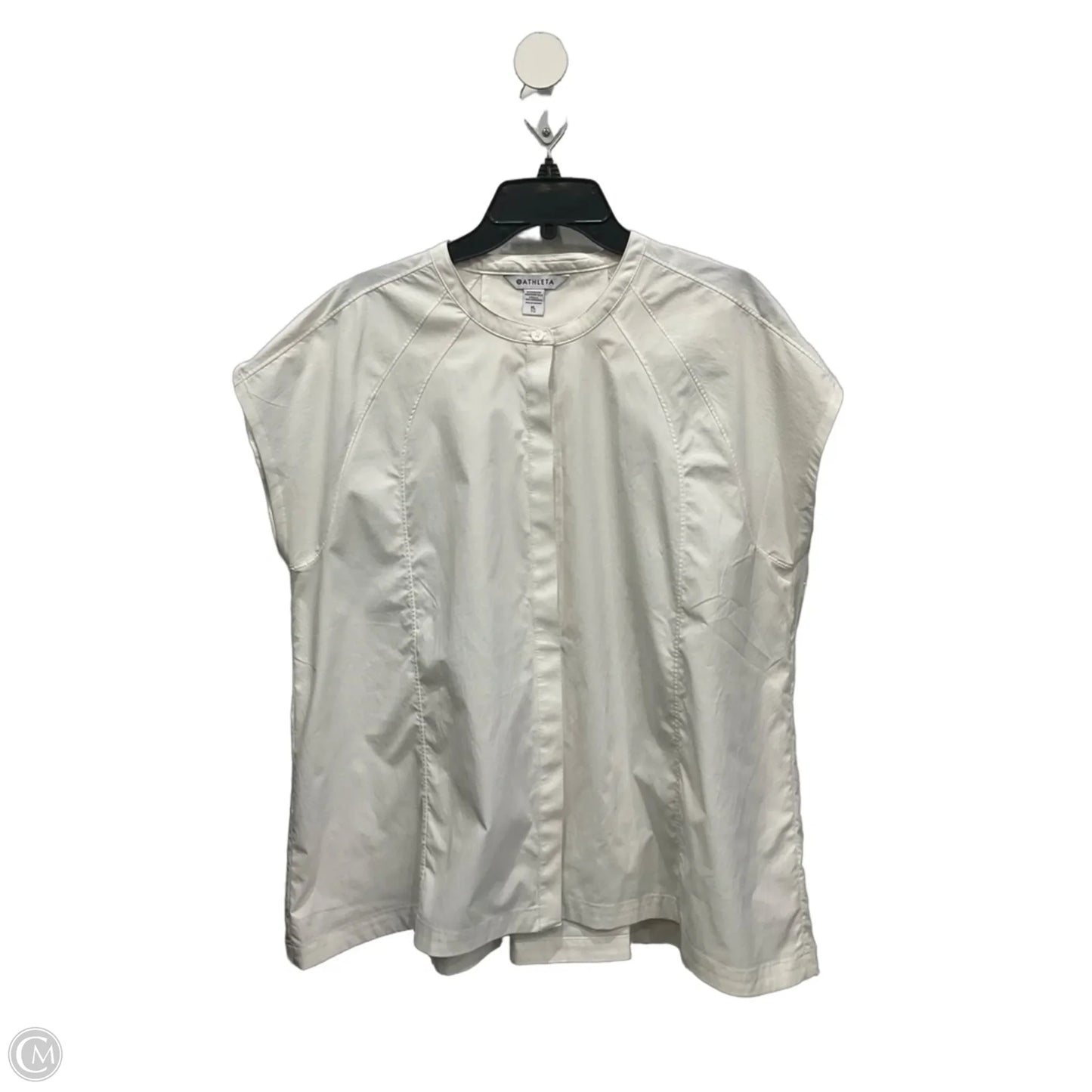 Top Sleeveless By Athleta In White, Size: Xl