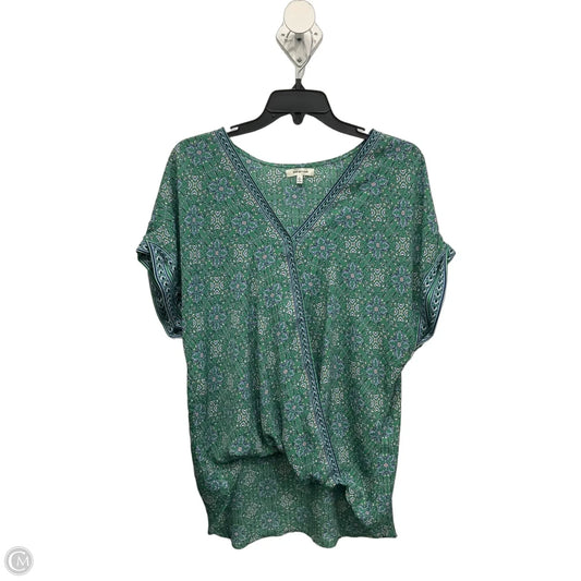 Top Sleeveless By Max Studio In Green, Size: L