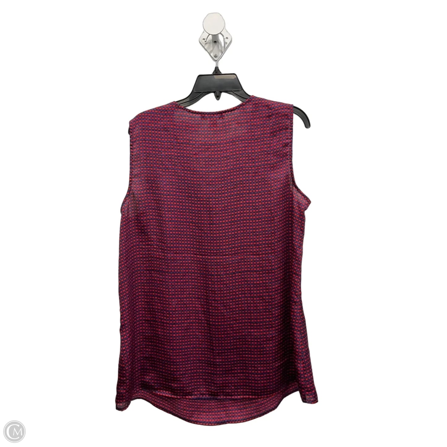 Top Sleeveless By Coldwater Creek In Red, Size: Xl